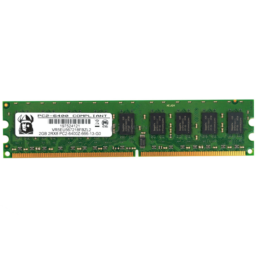 VR5EU567218FBZL2 COMPLIANT MEMORY 2GB 2RX8 PC2-6400Z  DDR2